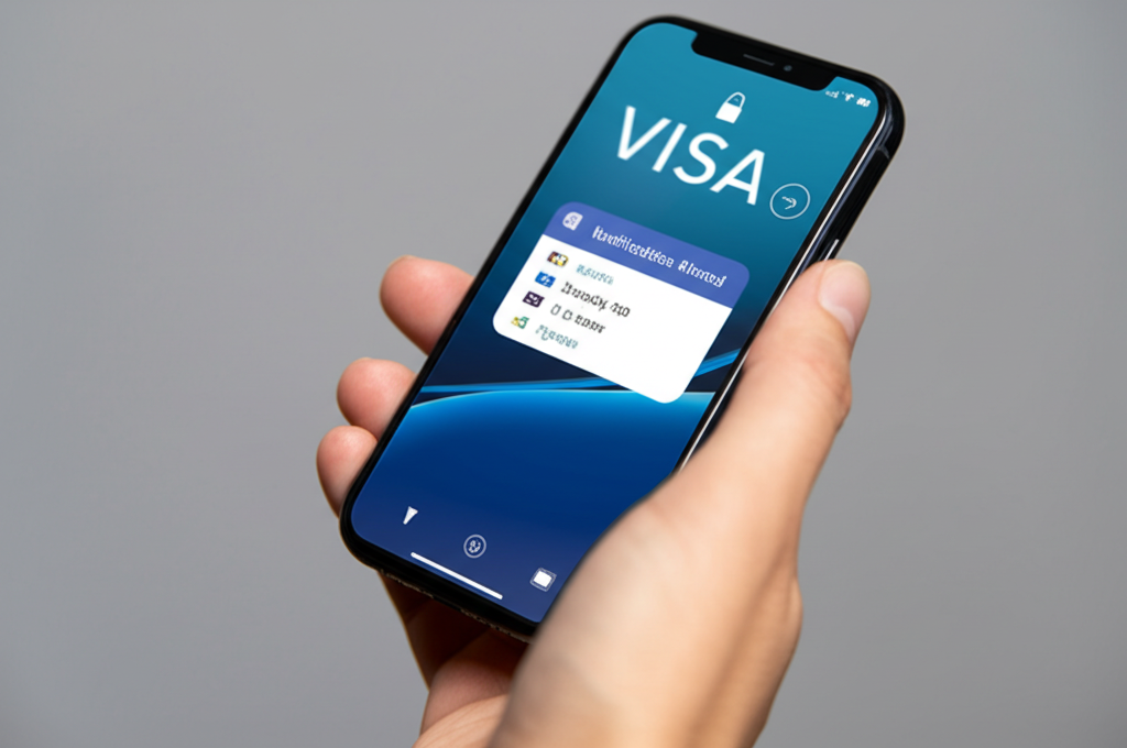 Application de notification VisaAlert sur smartphone